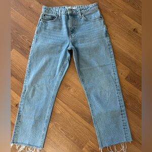 Topshop Straight Denim
